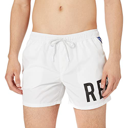 REPLAY LM1077.000.82972R Baador para Hombre, Blanco (001 White), L precio
