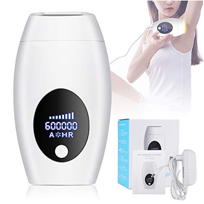 200.000 Photon Ice Feeling Dispositivo de depilación de ajuste de potencia sin dolor, adecuado para cabello de labios, axila, cabello de extremidad, p