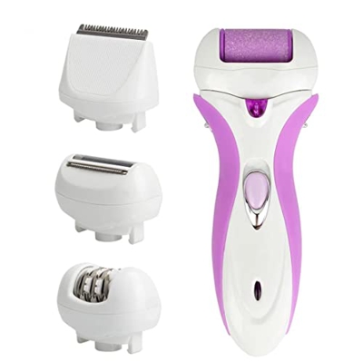 Epilador de depilación eléctrico 4 en 1 Mujeres Recargables inalámbrica de Asalto de Tela de hidromasaje Trimmer Trimmer Herramienta de Bikini Ajuste 