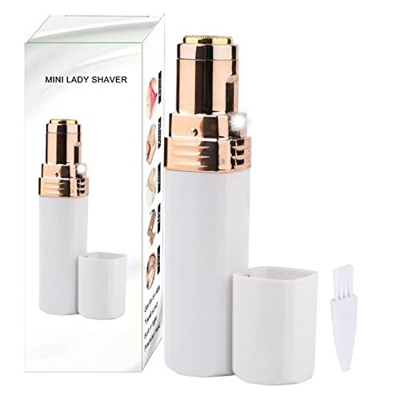 POO Dispositivo de Afeitado eléctrico para el Cabello, depilación con Forma de lápiz Labial, depiladora Facial Femenina, Herramientas faciales Femenin