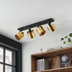 Lindby Joudy plafón, 4 luces, bronce claro precio