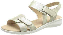 Caprice 9-9-28651-26, Sandalias Planas Mujer, Lt Gold Waves, 38 EU en oferta
