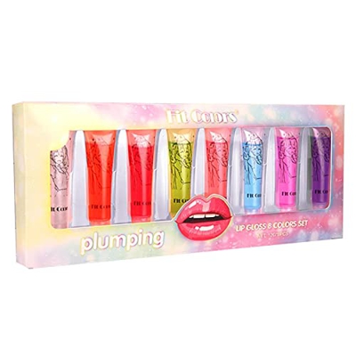 Lip Liquid Booster Set, lápiz labial de larga duración con toque de colores sin crueldad, tratamiento avanzado humectante para dar volumen a los labio