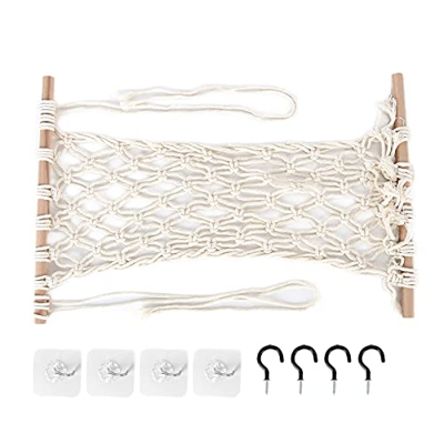 Hamaca de frutas, canasta de frutas colgante simple, soporte para hamacas de frutas, suspensión de cuerda de algodón para cocina, decoración del hogar