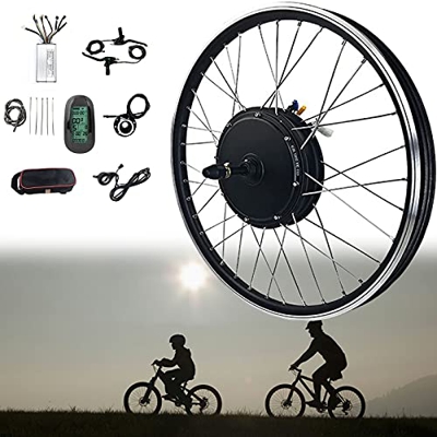 Auto parts Cassette de Rueda Trasera de Motor de buje de Bicicletas eléctricas 20, 24, 26, 27.5, 28, 29, 700c Pulgadas Kit de conversión de Motor Tras