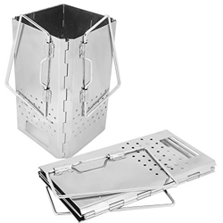 Estufa De Barbacoa Plegable, Diseño De Mango Lateral Portátil, Parrilla De Carbón Resistente A Altas Temperaturas, Para El Hogar Al Aire Libre precio