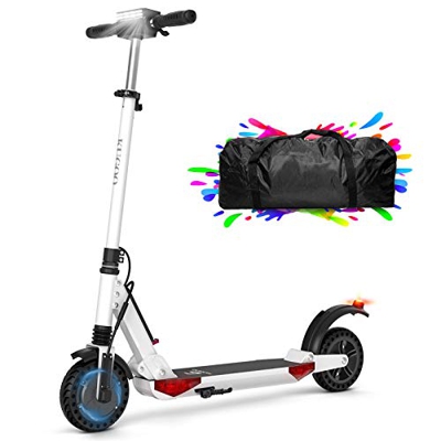 Patinete Eléctrico 30Km patinetes electricas Scooter electrico 350W, 8'' Neumático a Prueba de explosiones Honeycomb, Patinete para Adultos y Adolesce