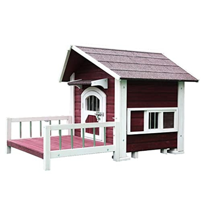 Casetas para perros Perrera Grande para Exteriores, Jaula para Perros, Jaula para Perros, Extraíble Y Lavable, Impermeable, Perrera De Peluche, Balcón