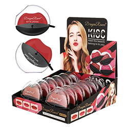 Juego de maquillaje de lápiz labial para niñas de 12 colores, juego de lápiz labial sólido mate, lápices labiales para mujeres perezosas, brillo de la precio