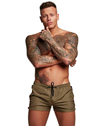 LOFHAS Shorts de baño para Hombre Shorts de natación de Surf Pantalones de Fitness con cordón Pantalones Cortos para Deportes acuáticos (Secado rápido en oferta