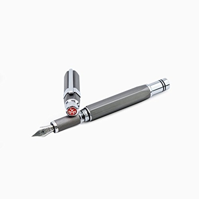 Twsbi Precision Gun Metal - Pluma estilográfica (Stub 1.1)