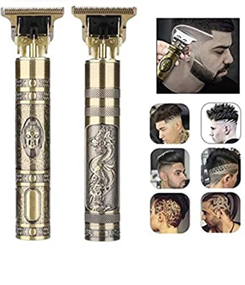 Afeitadora eléctrica profesional para pelo y barba, estilo vintage, con pantalla integrada T9