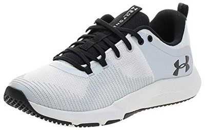 Under Armour Charged Engage, Zapatillas Hombre, Blanco (White/Halo Gray/Black 100), 43 EU