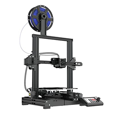 Voxelab Impresora 3D Aquila con Plataforma de Vidrio de Silicio y Cristal de Carbono, Fuente Totalmente Abierta, Función de Reanudación de Impresión, 