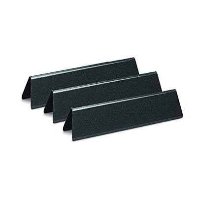 WELL GRILL Barras de sabor 7635 de 38,9 cm para Weber Spirit E210, S210, E220, S220 con pomos de control frontal (2 quemadores), porcelana esmaltada c