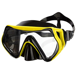 Sportastisch Máscara de buceo "Dive Under"' Gafas herméticas, antiniebla, anti-fugas hechas de vidrio templado, Máscaras de snorkel para adultos profe en oferta