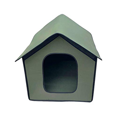 MEZING Caseta para Perros, Perrera para Perros Exterior Cálido Casa De Perro Interior Impermeable, Casa para Gatos Calentita, Casa para Animales En In