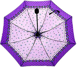 Paraguas Plegable Paño De Juego Protección Uv Moda Flor Pequeña Protector Solar Protector Solar A Prueba De Lluvia Sombrilla Púrpura Prueba De Viento en oferta