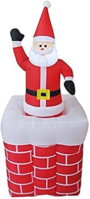 Tik LP Juguetes Gigantes de Santa Claus Que soplan, 6 pies Arco Inflable de Navidad, con construcción en Le DS for jardín de jardín de jardín for Exte