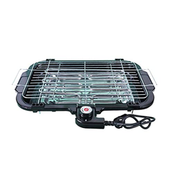 Parrilla de Barbacoa eléctrica sin Humo, Parrilla de Acero Inoxidable con Temperatura controlada, Parrilla eléctrica multifunción de Gran Capacidad, P características