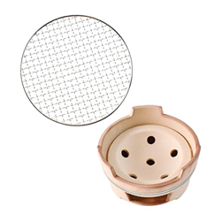 YARNOW 1 Juego de Carbón de Leña Barbacoa Barbacoa Bandeja para Asar con Malla de Alambre Base de Parrilla Mesa Suministros para Barbacoa Aire Libre precio