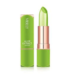 Lápiz Labial Cambio De Color,Barra Labios Aloe Vera Larga Duración Hidratante Jalea Pintalabios Cambia Color Natural Lápiz Labial Aloe Vera Pintalabio características