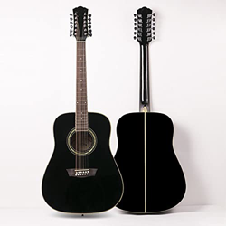 MLKJSYBA Guitarra Guitarra acústica de 12 Cuerdas de 41 Pulgadas Guitarra Pop Guitarra acústica Kits de Guitarra acústica de Acero acústico Guitarras características