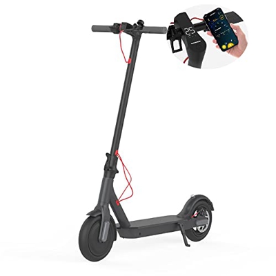 Scooter Electrico Adultos 350W,Velocidad Máxima 30 km/h,hasta 40 km de Largo Alcanc,3 Velocidades,10.4Ah Batería Patinete Eléctrico Soporta hasta 125k