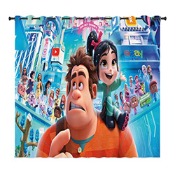 Bfrdollf Cortinas opacas con ojales para dormitorio, diseño de princesas Disney (9,100 x 140 cm (ancho x alto) en oferta