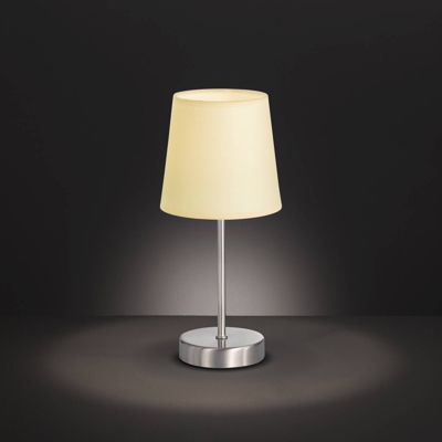 Lámpara de mesa Cesena con pantalla beige
