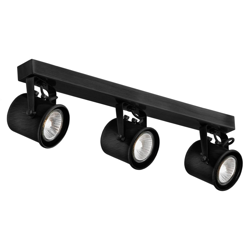 Foco de techo Canico, 3 luces, negro precio