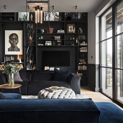 Buster + Punch Caged Ceiling 4.0 LED mármol blanco