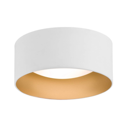 Plafón Moss, blanco/oro en oferta