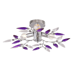 Imagen de Lindby Nursah plafón, 3 luces, violeta al mejor precio Lindby Nursah plafón, 3 luces, violeta precio