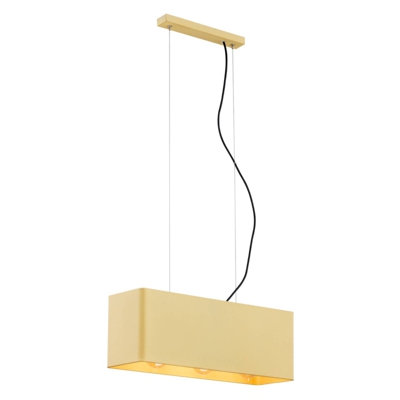 Lámpara colgante Tuse, longitud 50 cm, oro