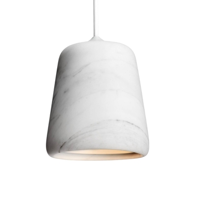 New Works Material Originals colgar, mármol blanco