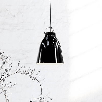 FRITZ HANSEN Caravaggio P2 negro/negro brillante
