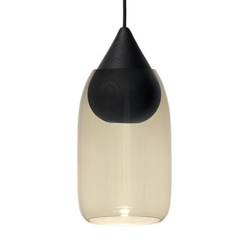 Mater Liuku Drop madera negro vidrio gris humo precio