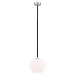 Lámpara colgante Kaja bola de vidrio opal, Ø 20 cm en oferta
