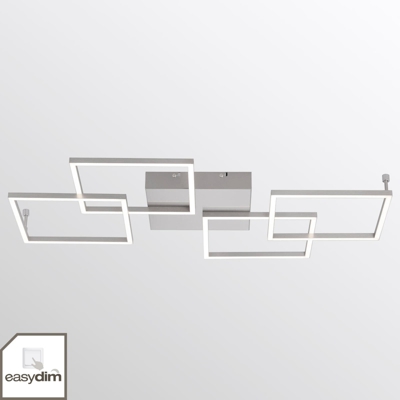 Plafón LED de 4 luces Inigo - alargado