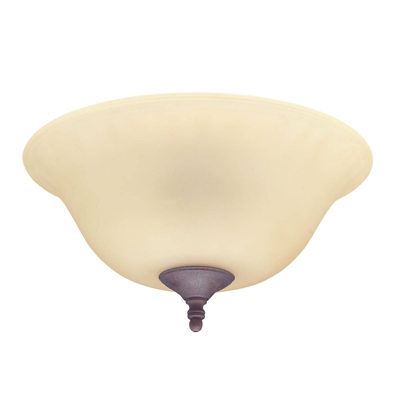 Hunter Amber Bowl lámpara de ventilador