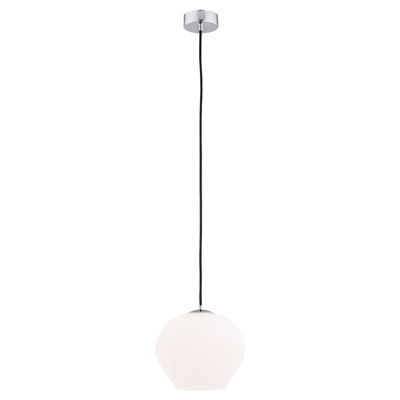 Lámpara colgante Kaja bola de vidrio opal, Ø 24 cm