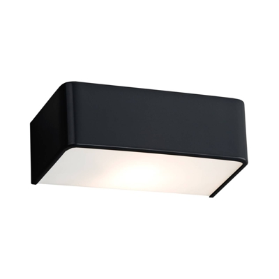 Aplique Rauma, negro, anchura 20 cm