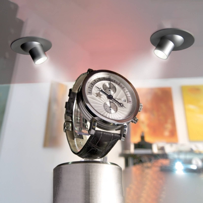 LED Eye 25S lámpara empotrada en negro