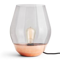 New Works Bowl de mesa cobre crudo/vidrio humo en oferta