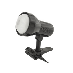 Lámpara de pinza KD Black, enchufe, casquillo E27 en oferta