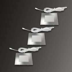 Lámparas empotradas FQ 68 LED set 3 blanco cálido características