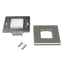 LED Wall F empotrado look acero inoxidable 1,8W en oferta