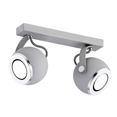 Foco de techo Kron, 2 luces, antracita