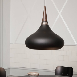 FRITZ HANSEN Orient P3 colgante negro/rosa Ø 50cm características